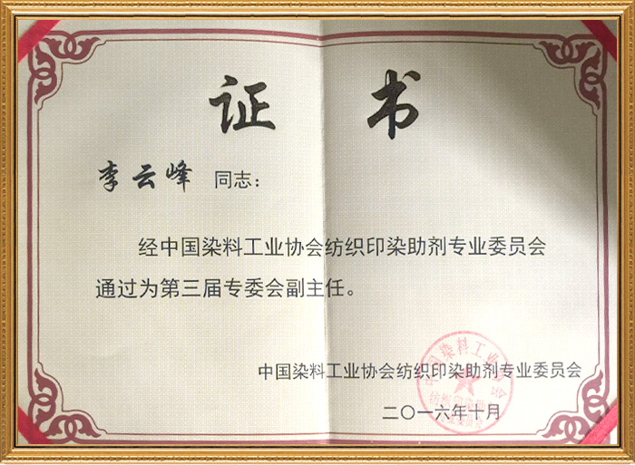 染料工業副主任